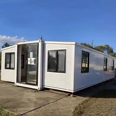 Expandable 3 Bed Shipping Container Home Waterproof With 74m2 For Family Living