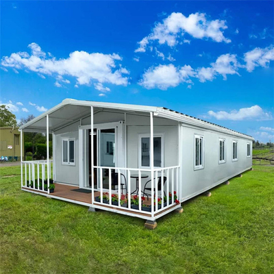 Expanding Shipping Container Home With Terrace Luxury Mobile 20ft 40ft  Modular Homes