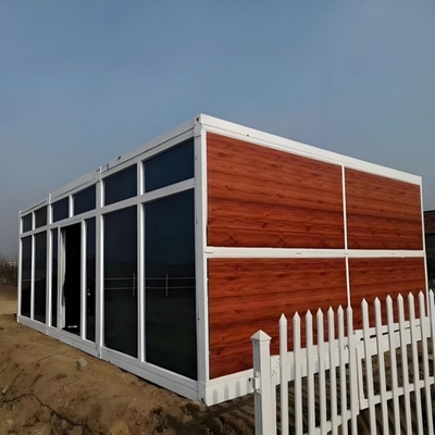 Galvanized Steel Safe Folding Container House 10ft Easy Installation & Transportation