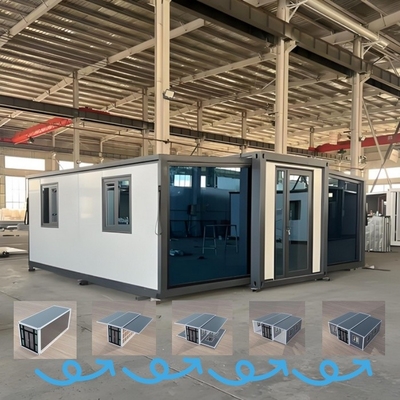 40 ft Expandable Container House With 2 Bedrooms Living Room Kitchen Bathroom